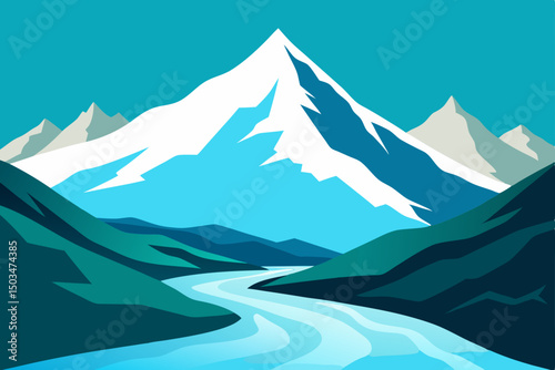 mountain road in the mountains