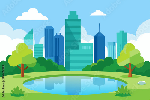 green city landscape