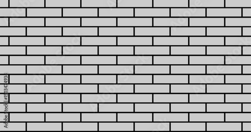 Modern Gray Brick Wall Texture – Abstract Background Design"