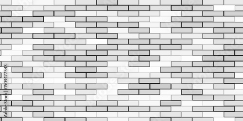Modern Gray Brick Wall Texture – Abstract Background Design"