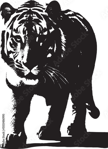 Tigers are solitary, powerful hunters found in forests and grasslands. Known for their ferocity and agility, they play a vital role in the food chain, keeping prey populations in check.