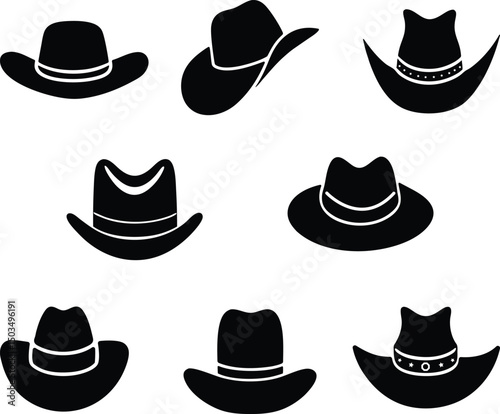 hats collection vector