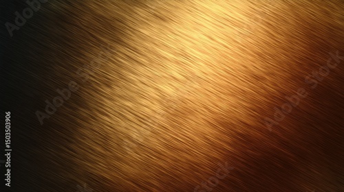 Glimmering Gold Abstract Metallic Texture with Diagonal Scratches.