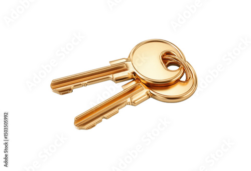 Key isolated on transparent background	