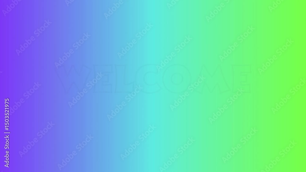 Welcome Text Animation | Clean Typography Intro for Website, Presentation, or Video Opener – 4K