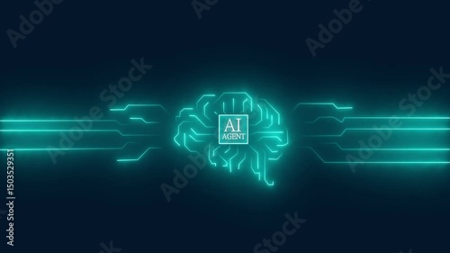 Multi agent AI systems concept on transparent background. AI driven solutions streamline workflows, Decision, Automate daily Tasks. Automate repetitive work Artificial intelligence, automation and mod