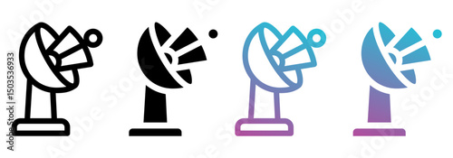 Satellite multistyle best icon sheet collection