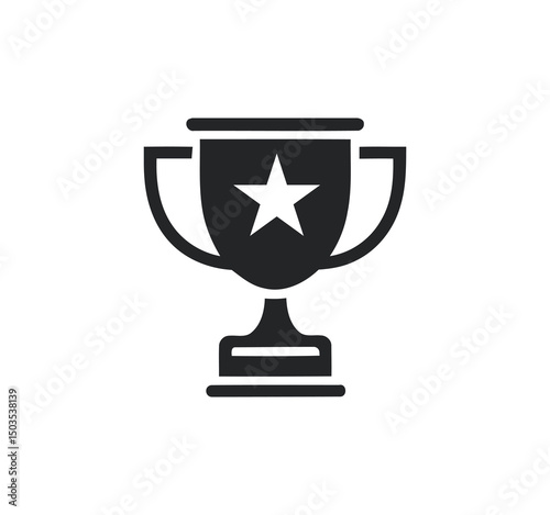 gold trophy cup icon