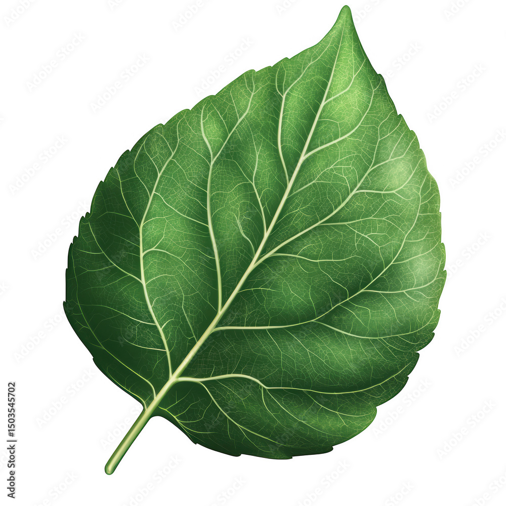 Obraz premium Green leaf image isolated cutout