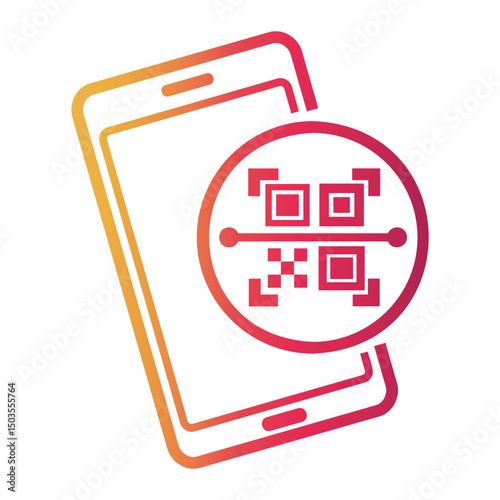 access Line Gradient Icon