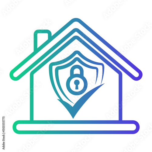 access Line Gradient Icon