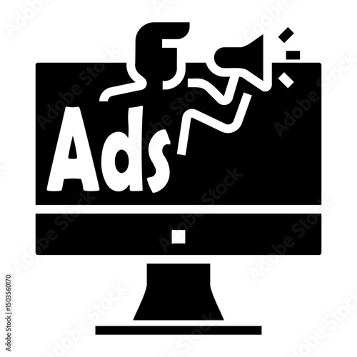 advertising Solid icon
