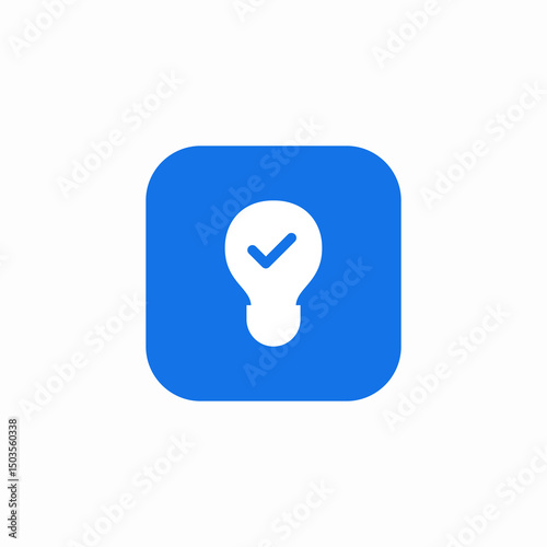 innovation completed icon sign vector
