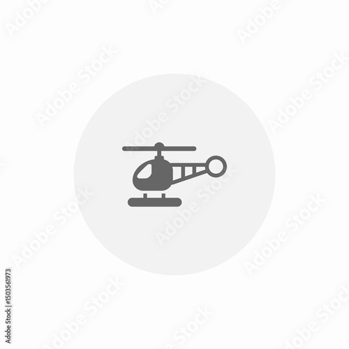 flight helicopter icon sign vector