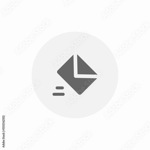 message send icon sign vector