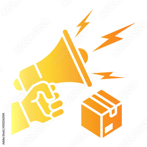 advertising Gradient icon