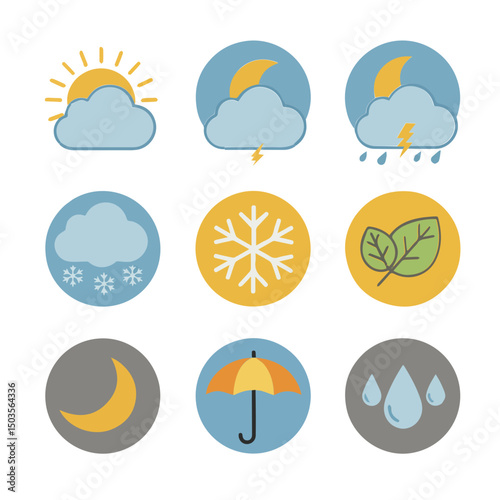 Seasons & Weather Icons