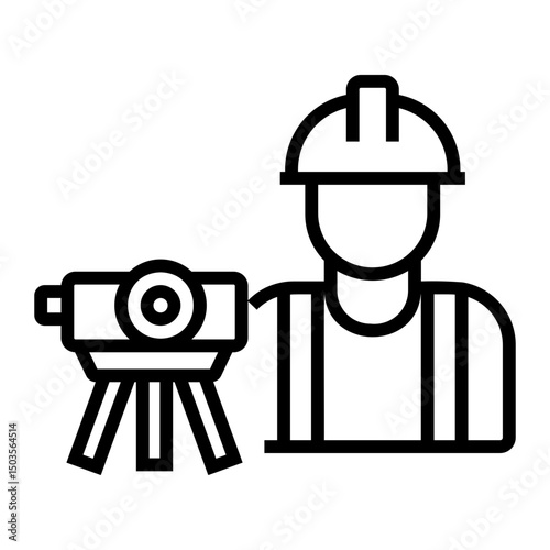 mapping Line Icon