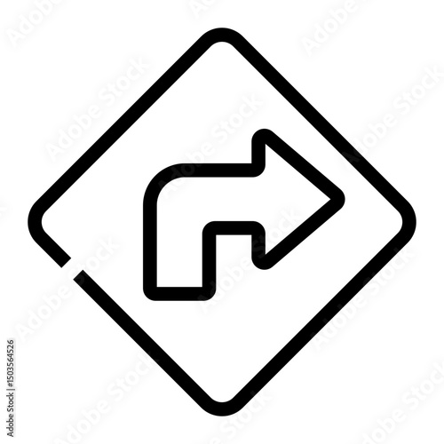 mapping Line Icon