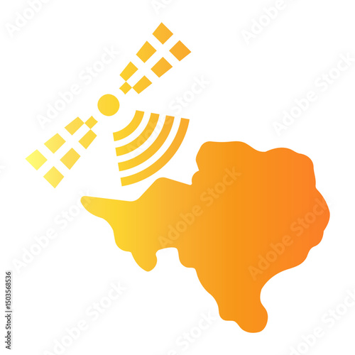 mapping Gradient icon