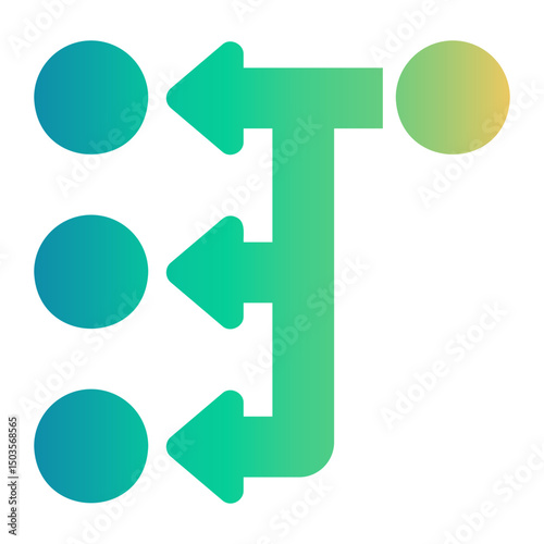 mapping Gradient icon