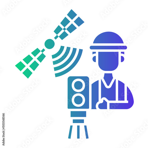 mapping Gradient icon