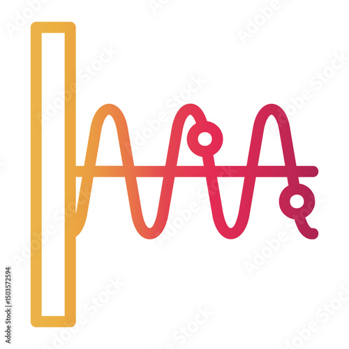 physics Line Gradient Icon