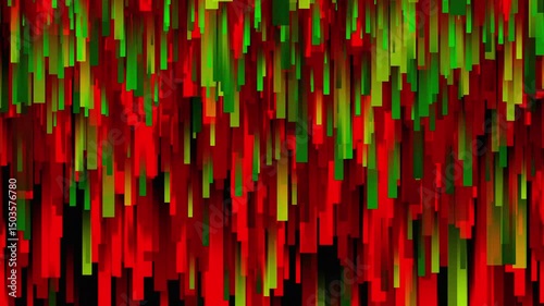 Tropical Energy 3D animation An uplifting combination of red and green.