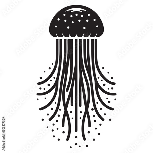 Tribal Jellyfish Vector Illustration