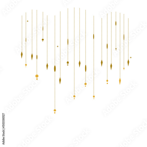 Gold Glitter string 