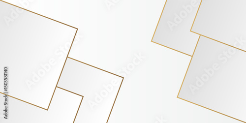 Modern abstract light silver background vector. Elegant concept design with golden line. Vector illustration for modern keynote presentation background, brochure design, website slider, landing page