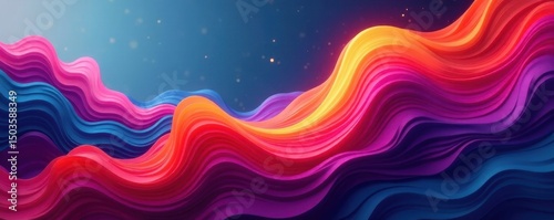 Fluid color blends, sharp geometric forms Intense hues, dynamic composition , blend, seamless, circles