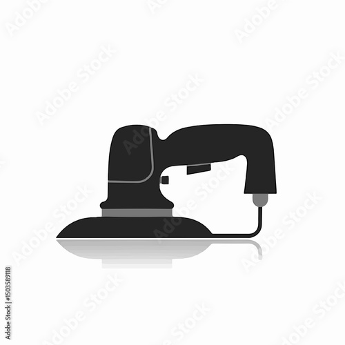Silhouette of a sander black Simple Fruit Illustration