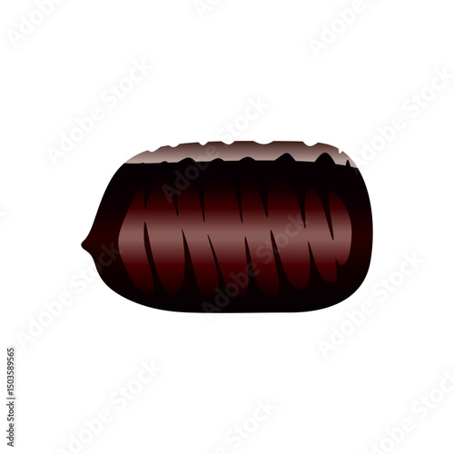 Detailed cockroach egg vector set with semi-realistic styles. Editable EPS graphic ideal for biology, pest control, education, and scientific illustrations.