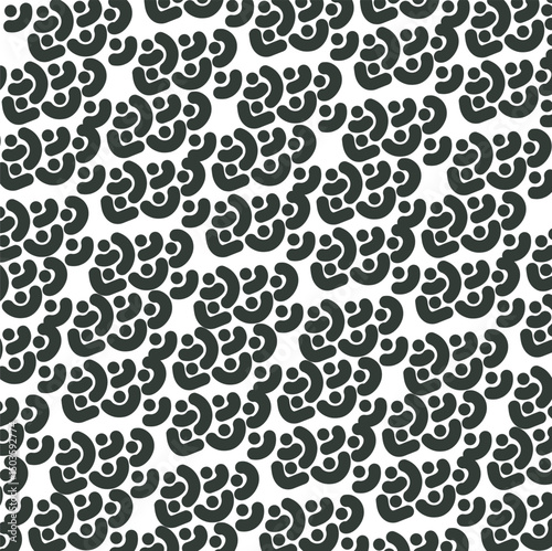 The texture consists of dots and puffy stripes, simulating a cluster of microorganisms or mold spore
