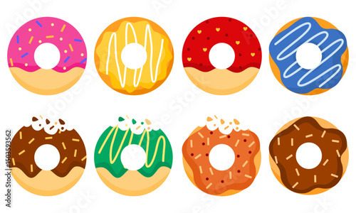 set of donuts