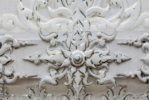 Quadro su tela Chiang Rai, Thailand: White Temple  Wat Rong Khun Buddhist temple