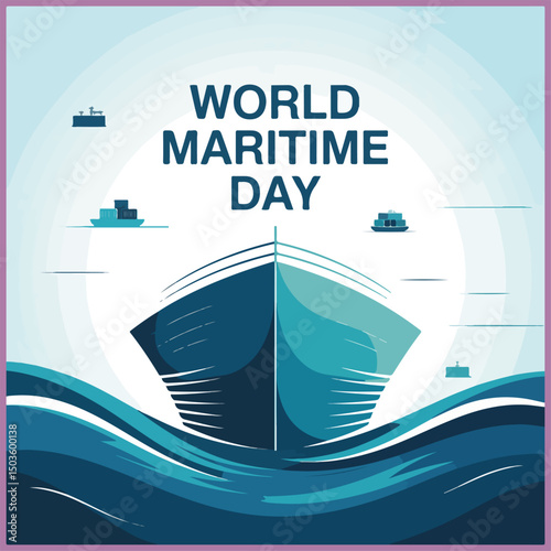 Celebrate maritime heritage, safety, and sustainability with bold, ocean-themed flyer design.