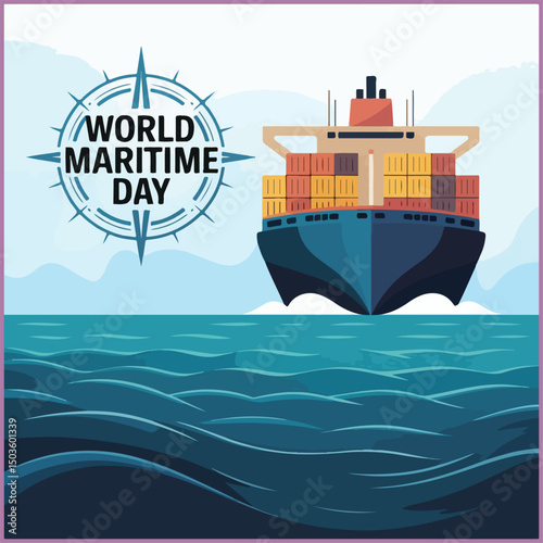 Celebrate maritime heritage, safety, and sustainability with bold, ocean-themed flyer design.
