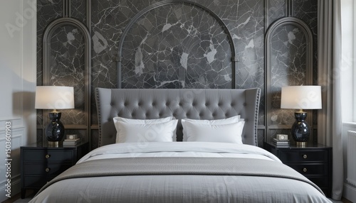 bedroom in hotel photo