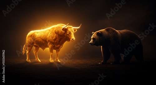 Bull vs Bear: A Financial Market Showdown