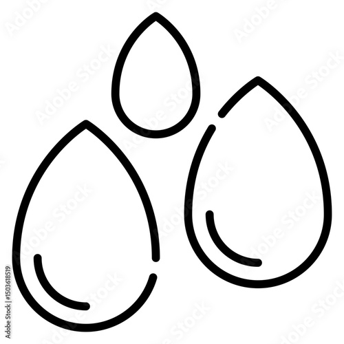 Water Drop Line Icon