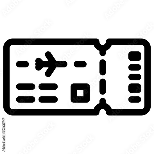 Flight Ticket Icon