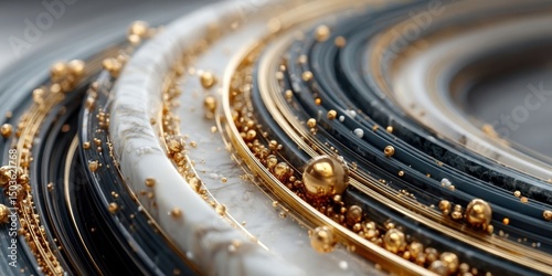 Conceptual Computer Artwork of Superstrings in a Digital Space