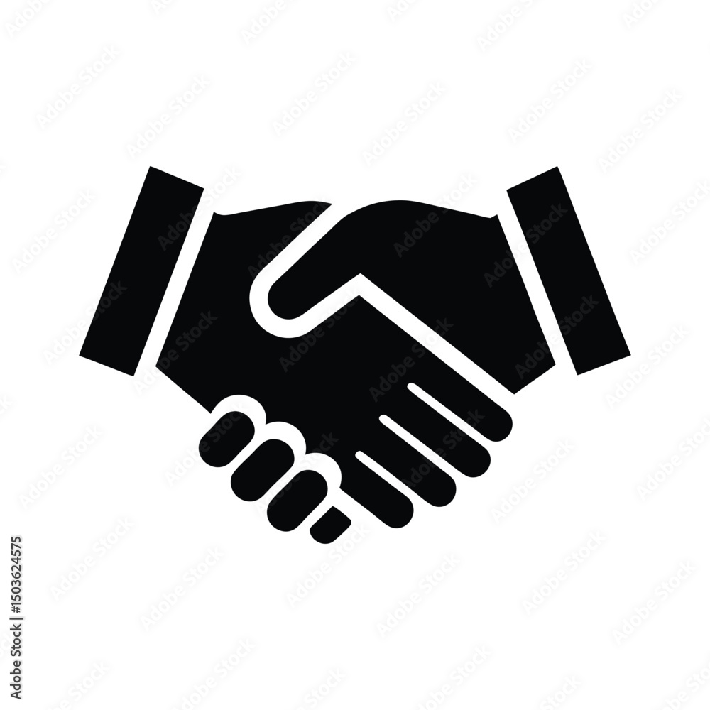 a clean minimalist vector a handshake icon .eps a clean minimalist vector a handshake icon .eps