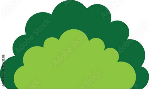 vector illustration of a bush