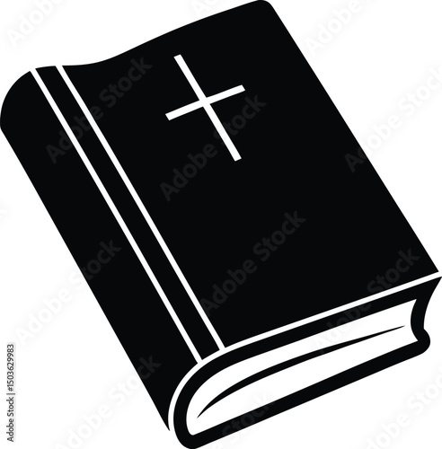  Bible silhouette vector