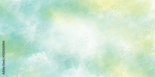 Abstract Blue Cloudlike Texture Background Image Abstract blue watercolor painted background. Brush stroked painting.  
  