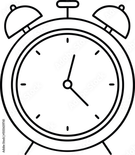 black alarm clock