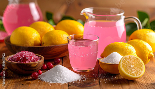 Pink Lemonade for Summer Refreshment